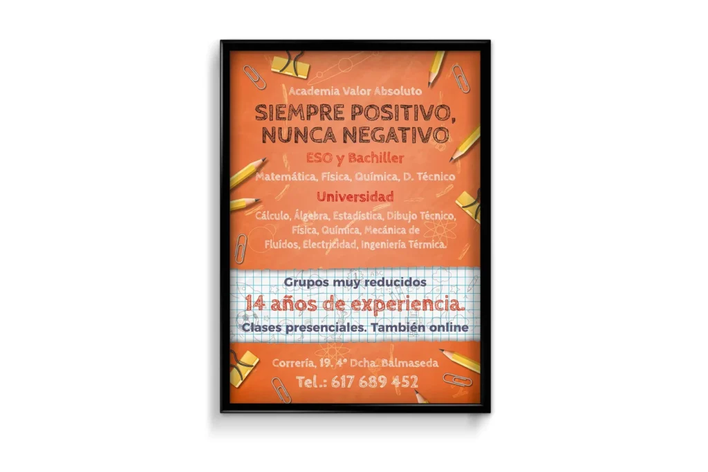 Academia Valor Absoluto – Cartelería