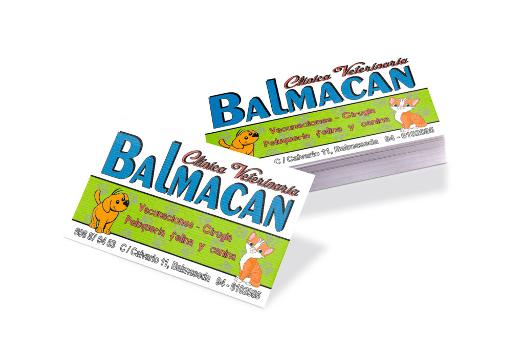 Clinica Veterinaria Balmacan – Tarjetas de Visita