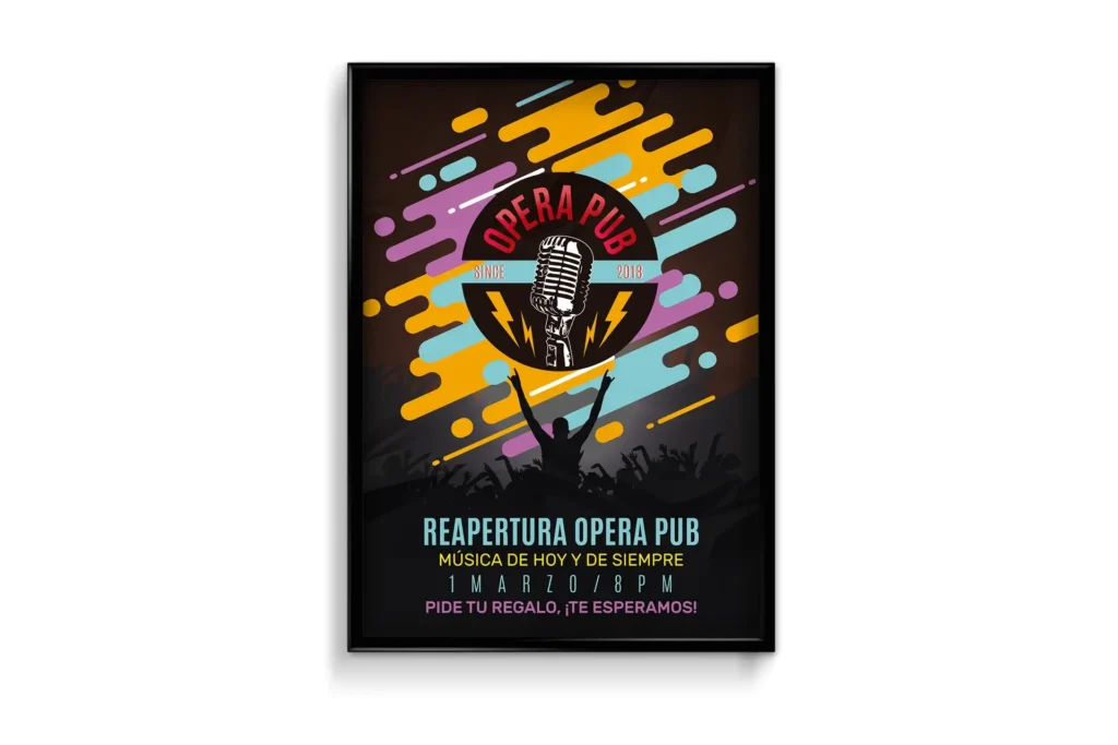 Opera Pub – Cartelería