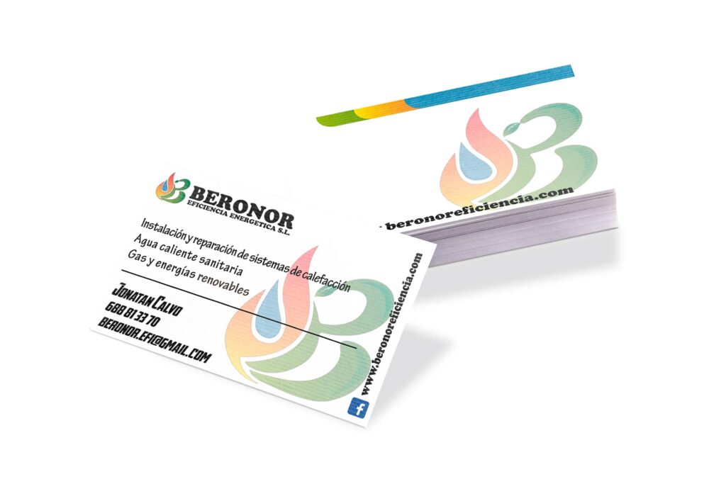 Beronor Eficiencia Energetica S.L – Tarjetas de Visita