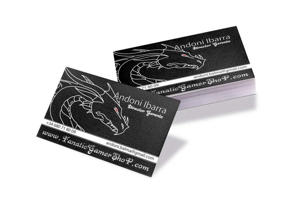 Fanatic Gamer Shop – Tarjetas de Visita