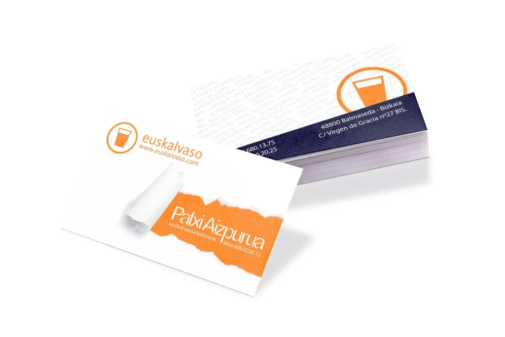 Euskalvaso – Tarjetas de Visita
