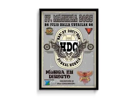 Harley Davidson Club - Cartelería